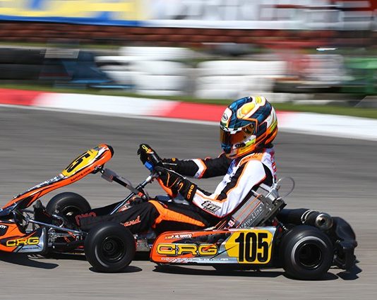 CRG IN CORSA PER I TITOLI EUROPEI CIK-FIA CON HILTBRAND (OK) E BORTOLETO (OK-J)