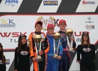 NELLA WSK FINAL CUP E’ DENNER A SALIRE SUL PODIO DI CASTELLETTO