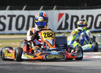 CRG A LA CONCA SUL PODIO DELLA WSK CON PEDRO HILTBRAND