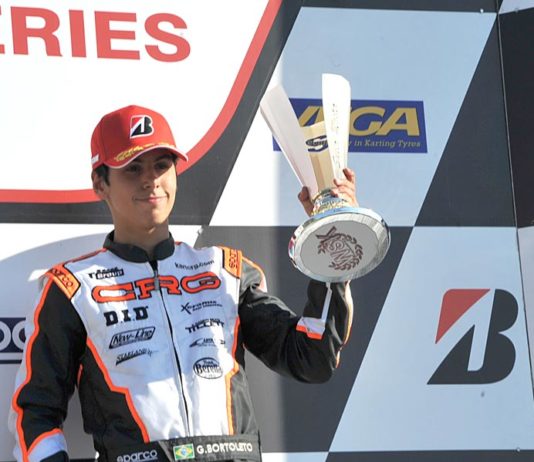 ANCORA UN PODIO PER CRG NELLA WSK: A SARNO BORTOLETO CONQUISTA IL 3° POSTO