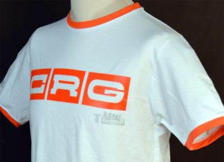 T-Shirt CRG bianca&arancio