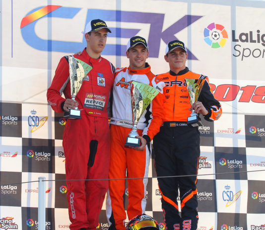 CRG CAMPIONE IN SPAGNA CON HILTBRAND IN KZ2 E FONTECHA NELLA SENIOR