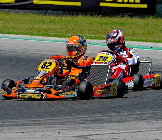 LAVORO POSITIVO PER IL TEAM CRG NELLA CLASSE KZ ALLA WSK DI ADRIA
