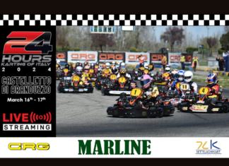MARLINE IS THE OFFICIAL FUEL SUPPLIER OF THE 24 HOURS KARTING OF ITALY