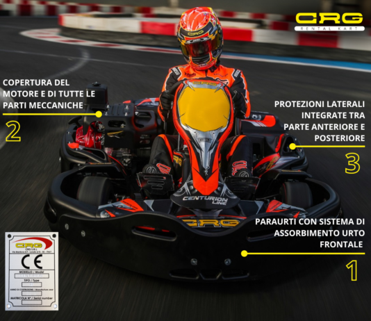 LA SICUREZZA, UNA PRIORITÀ PER CRG NEL RENTAL KART