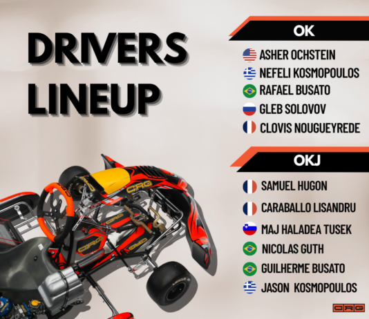 CRG PRESENTA LA DRIVERS LINE UP PER LE CATEGORIE OK E OKJ